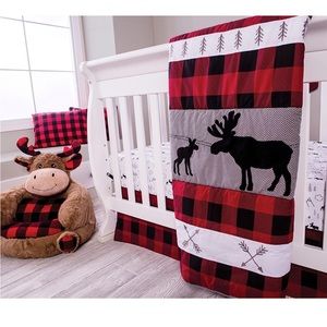 Lumberjack Moose Crib Set